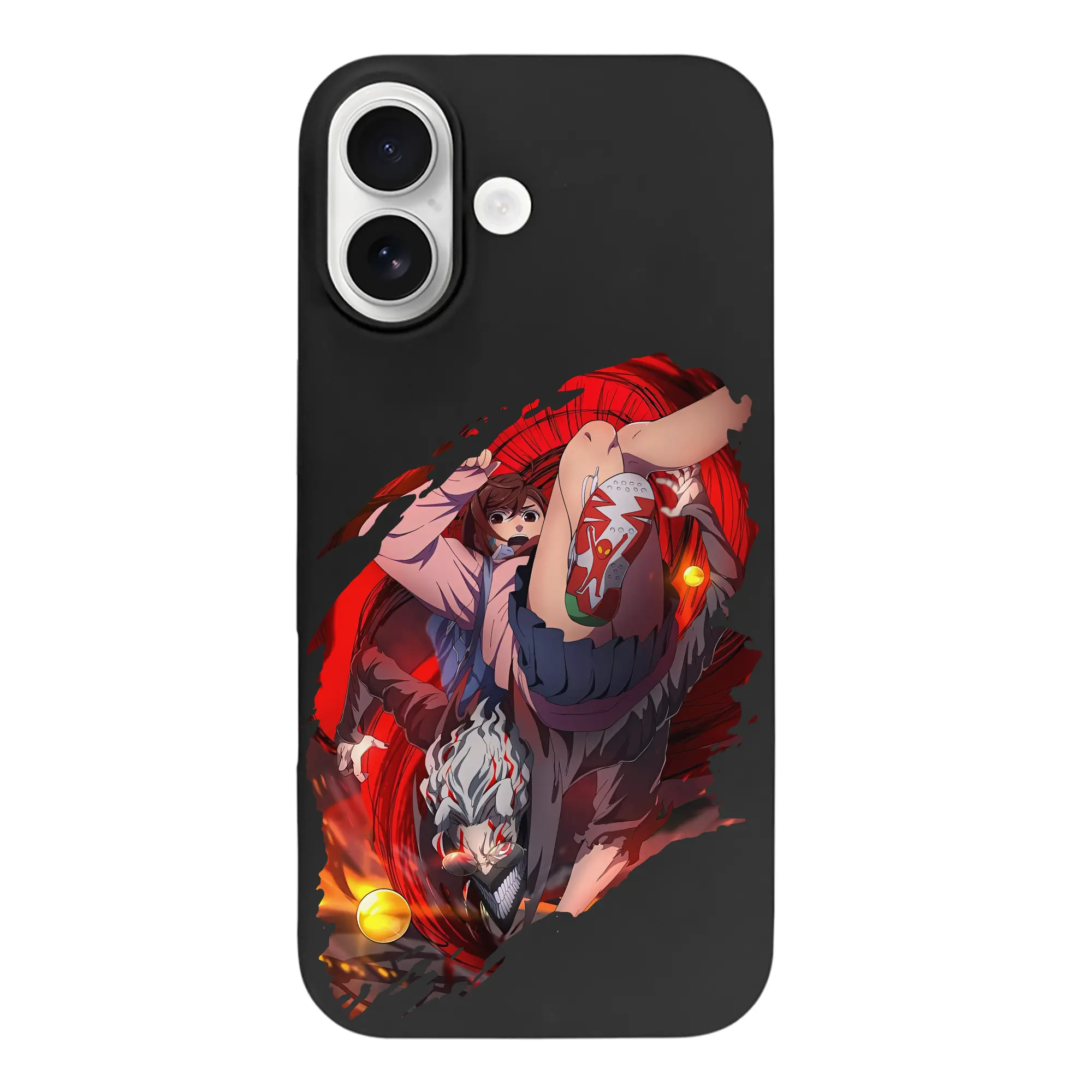 ダンダダン グッズ,綾瀬桃 - iPhone 17 シリーズ シリコンケース 薄型 耐衝撃 指紋防止 ソフトタッチカバー 精密フィット 傷防止 保護ケース iPhone 17/17 Air/17 Pro/17 Pro Max 対応